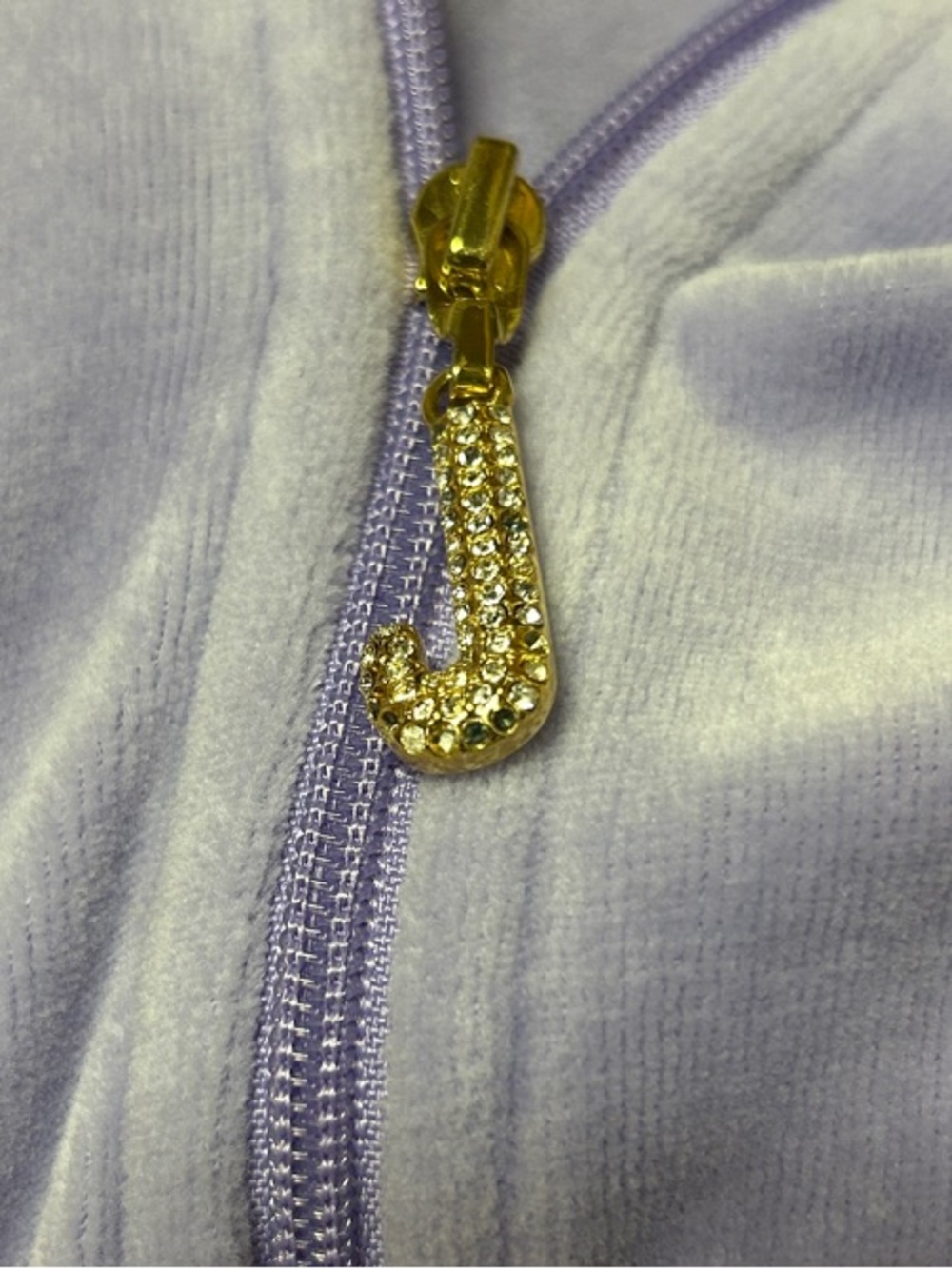Juicy Couture Lavender Velour Zip-Up Hoodie - Picture 8 of 8